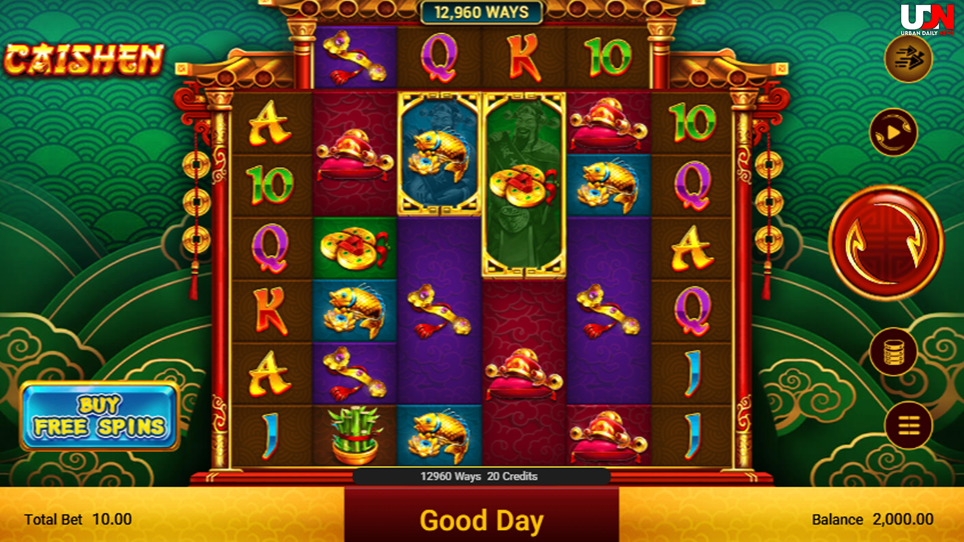 Daftar Cnnslot Bikin Cuan di Permainan Slot Online Caishen