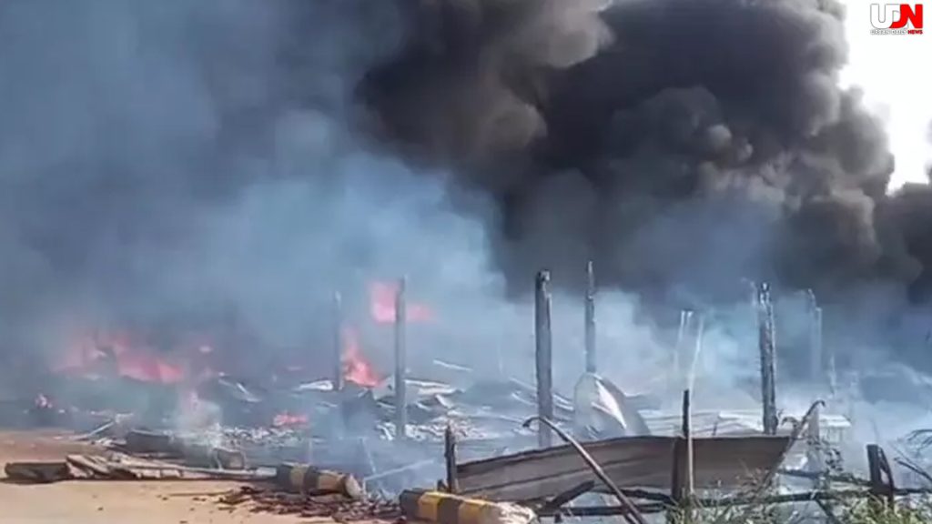 Kebakaran Hebat PT HWI Jepara, Ratusan Motor Buruh Terbakar