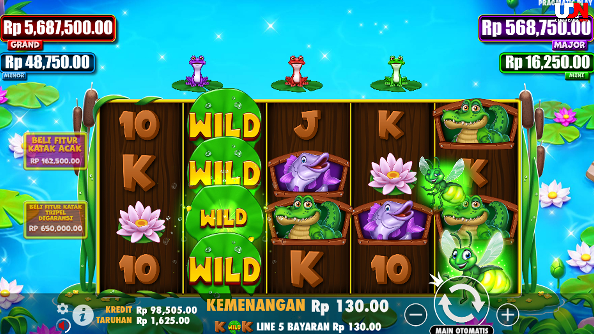 Link Slot Gacor Panas: Tiny Toads Tampil di Posisi 2 Teratas