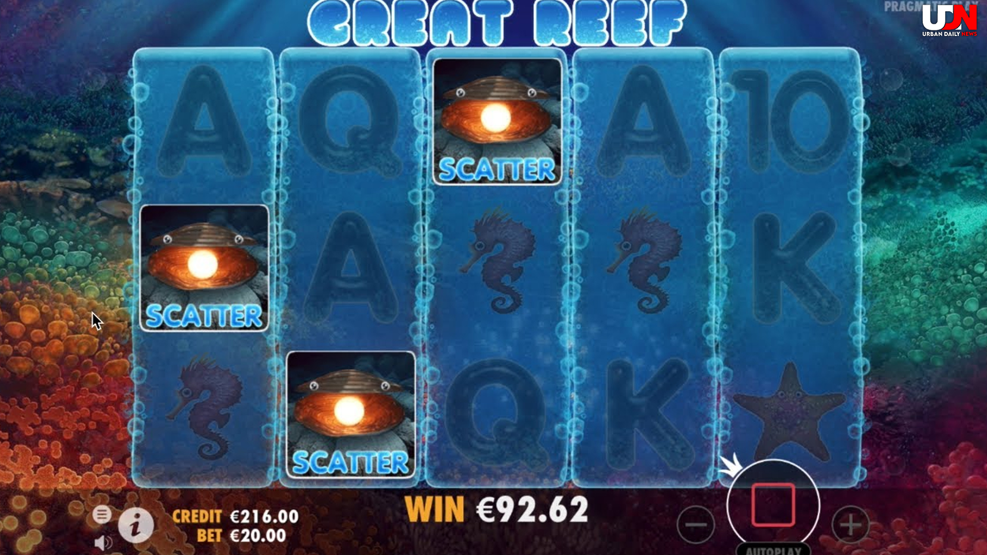 Data Putaran Gratis 15 Kali di Great Reef Slot Menurut Statistik