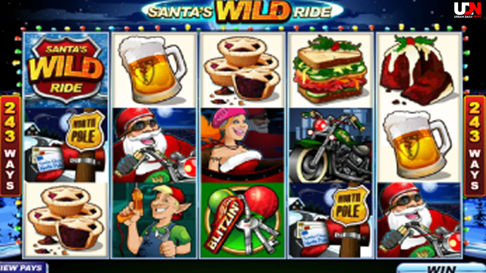 Rilis Update! 4 Elemen Canggih Santa's Wild Ride Paling Ngehits