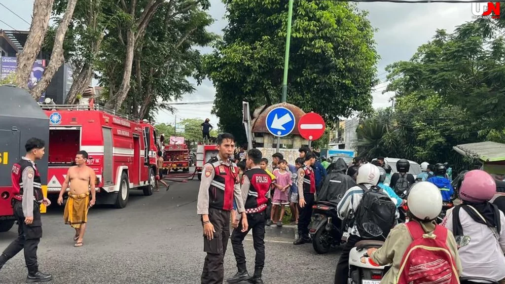 Dapur MBG Mataram Terbakar Brutal Kerugian 100 Juta