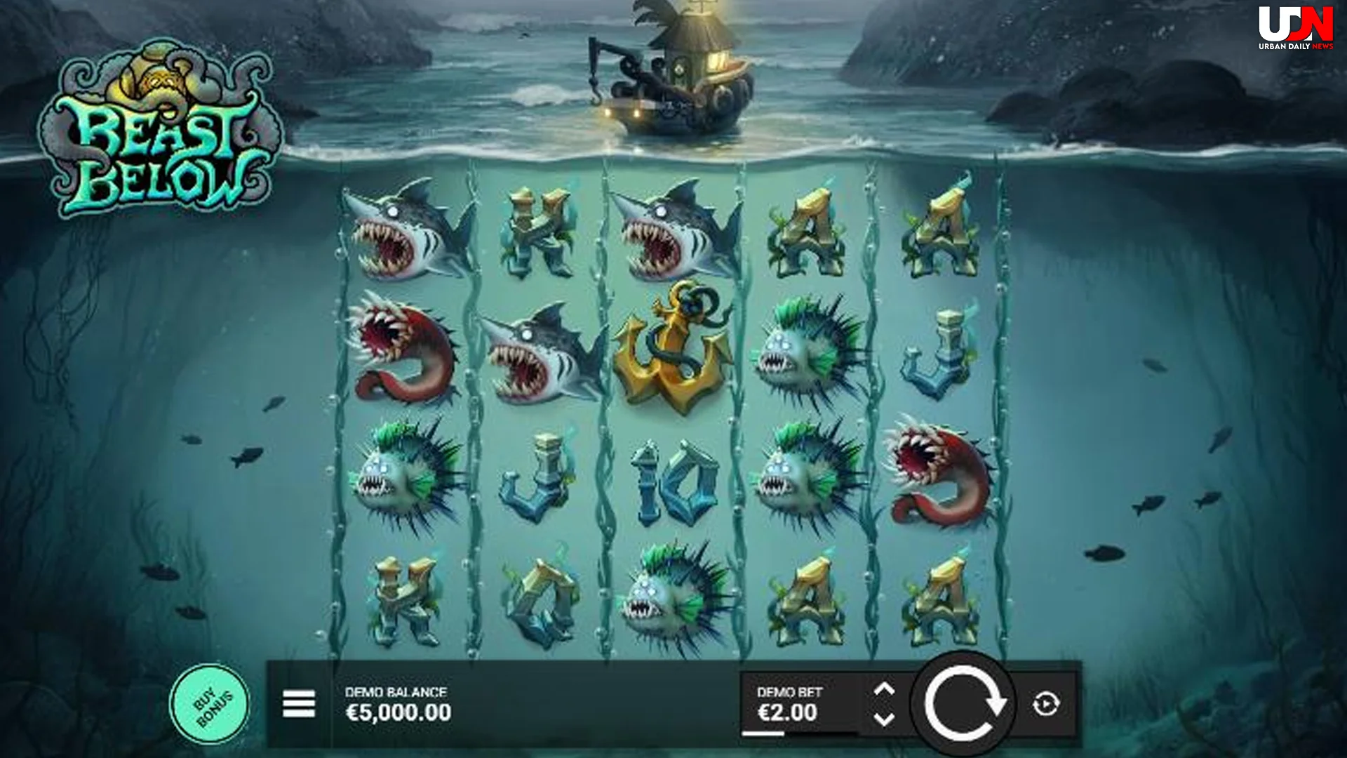 Beast Below Jelajahi 4 Bonus Tema Kepiting Raksasa