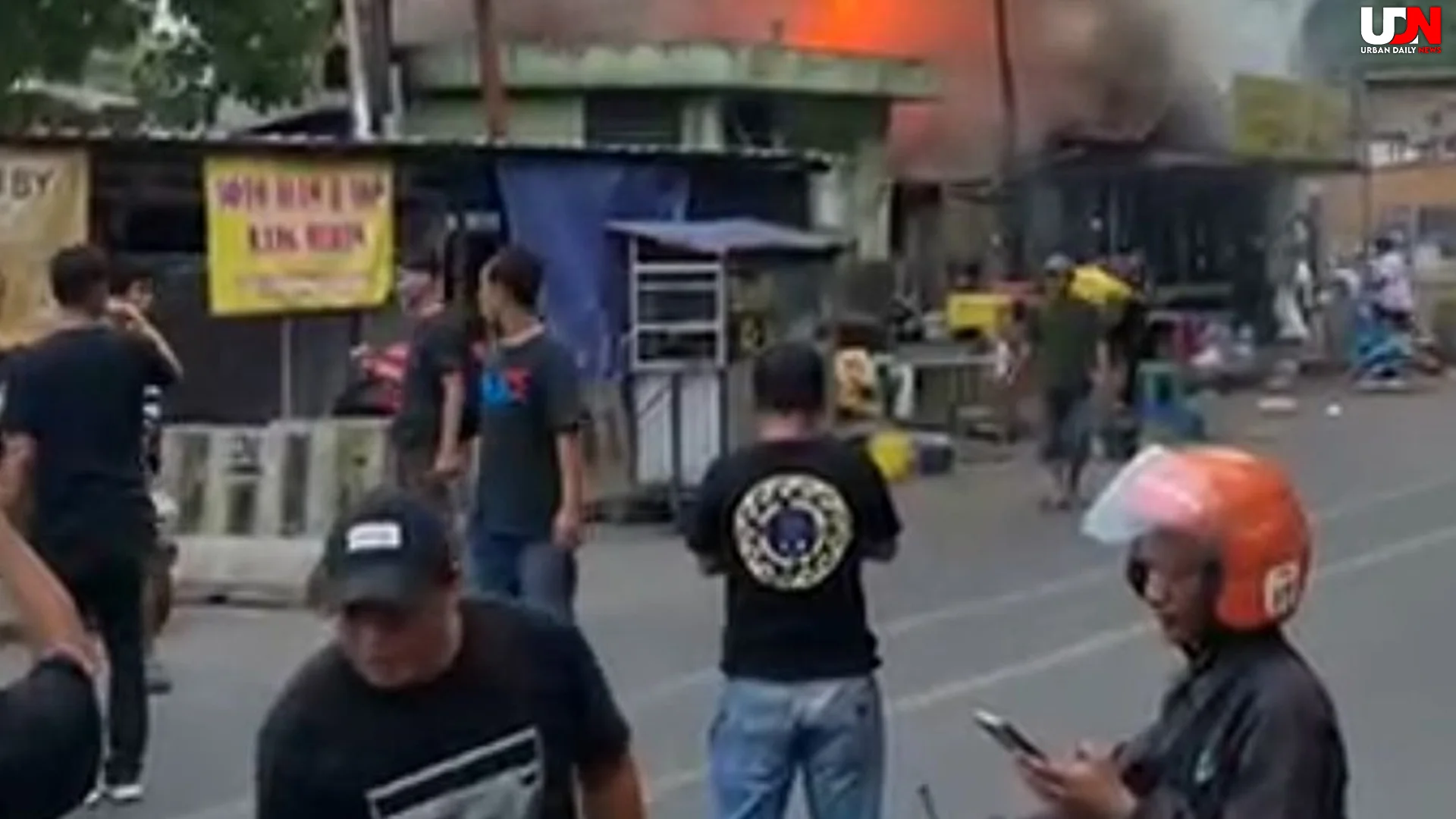 Dapur MBG Mataram Terbakar Brutal Kerugian 100 Juta